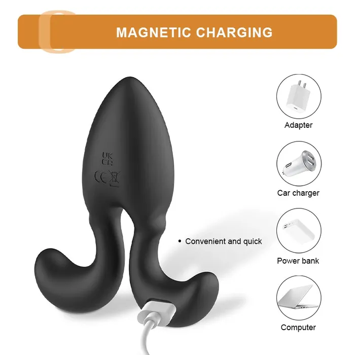 Lovetoyshub Male Sex Toys | 10 Vibrating Modes Wearable Small Silicone Anal Plug