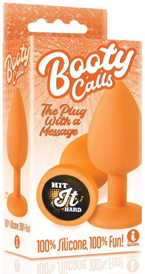 The 9's Booty Call Silicone Butt Plug Orange Hit It Hard | Icon Anal The 9's Booty Call Silicone Butt Plug Orange Hit It Hard | Icon Anal