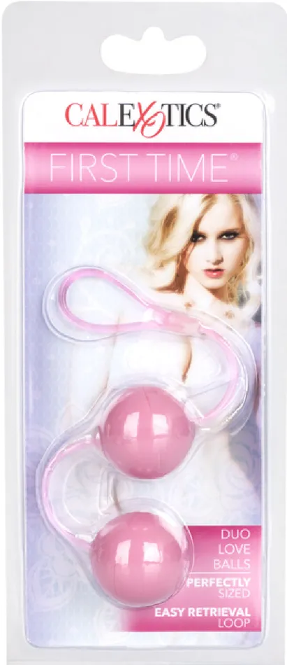 Love Balls Duo Lover Sexual Aid Love Toy Adult Fun Pink California Exotic Novelties Vibrators