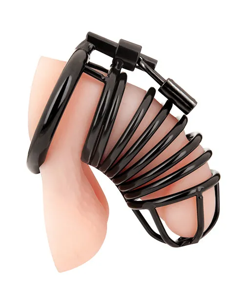 Blue Line Deluxe Chastity Cage Electric Eel Male Sex Toys