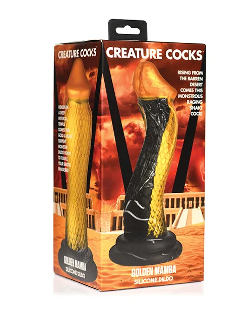Creature Cocks Dildos Creature Cocks Golden Mamba Silicone Dildo