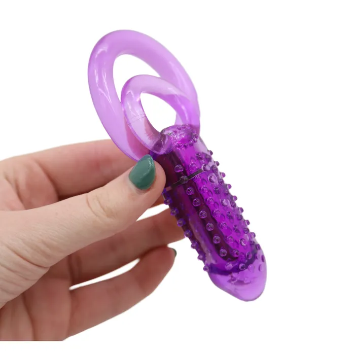 Pink BOB Male Sex Toys Nubby Vibrating Couples Cock Ring