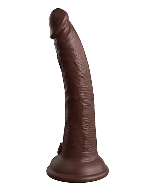 Pipedream Female Sex Toys King Cock Elite 7 Dual Density Vibrating Silicone Cock Wremote Pipedream Female Sex Toys King Cock Elite 7 Dual Density Vibrating Silicone Cock Wremote