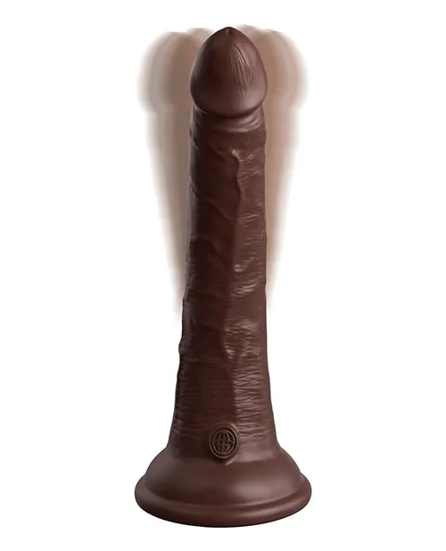 Pipedream Female Sex Toys King Cock Elite 7 Dual Density Vibrating Silicone Cock Wremote Pipedream Female Sex Toys King Cock Elite 7 Dual Density Vibrating Silicone Cock Wremote