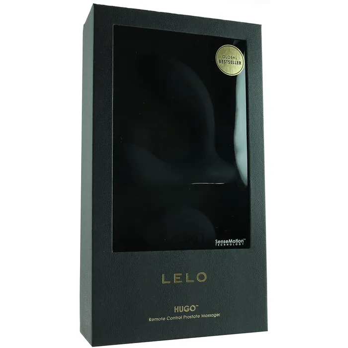 Anal HUGO Remote Control Prostate Massager in Black Lelo Anal HUGO Remote Control Prostate Massager in Black Lelo