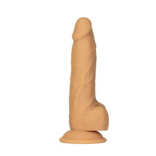 Dildos Naked Addiction 8 inches Rotating and Vibrating Dong Caramel BMS Enterprises