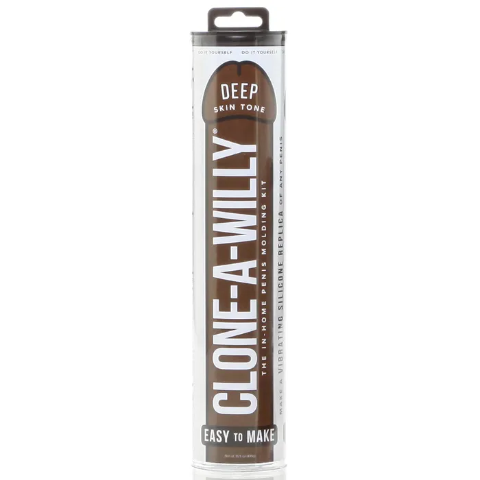 Female Sex Toys CloneAWilly Vibrator Kit in Deep Skin Tone Empire Labs