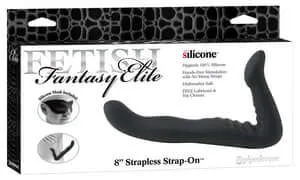 Pipedream Products Female Sex Toys Fetish Fantasy Elite 8Inch Strapless StrapOn Medical Grade Silicone HandsFree PhthalateFree