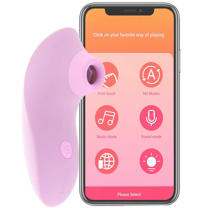 Svakom Female Sex Toys Pulse Lite Neo Suction Stimulator with App in Lavender Svakom Female Sex Toys Pulse Lite Neo Suction Stimulator with App in Lavender