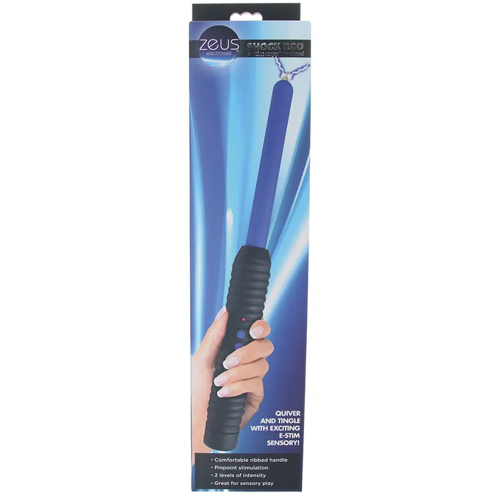 Vibrators XR Brands Zeus Electrosex Shock Rod EStim Zapping Wand