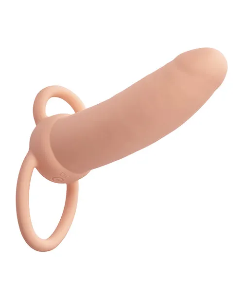 CalExotics Female Sex Toys Performance Maxx Rechargeable Thick Dual Penetrator Ivory CalExotics Female Sex Toys Performance Maxx Rechargeable Thick Dual Penetrator Ivory