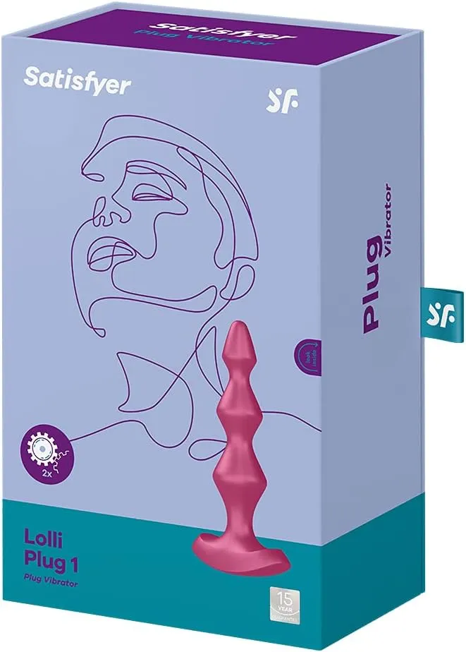 Satisfyer LolliPlug 1 Plug Vibrator Anal Vibrator Suitable for Beginners Satisfyer Anal