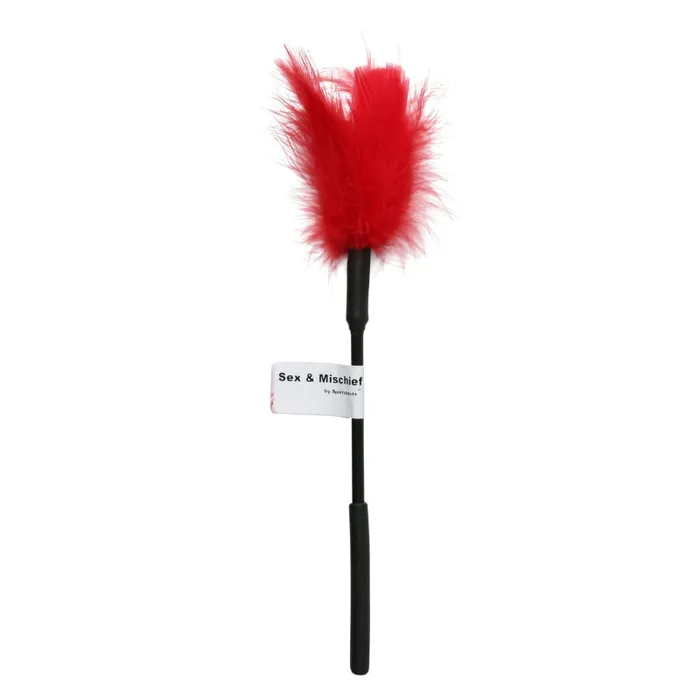 Sex and Mischief Feather Tickler Red Sportsheets Vibrators Sex and Mischief Feather Tickler Red Sportsheets Vibrators