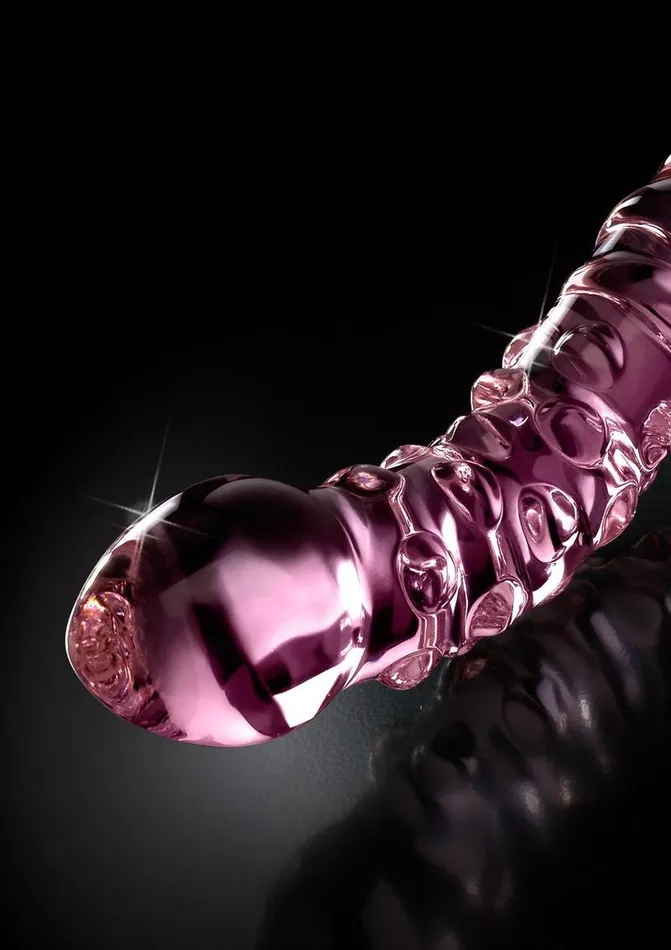 Dildos Icicles Icicles No 55 DoubleSided Textured Glass Dildo Dildos Icicles Icicles No 55 DoubleSided Textured Glass Dildo