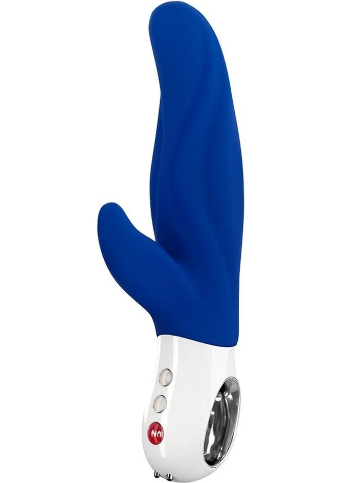 Fun Factory Lady Bi Silicone Vibrator with Clitoral Stimulator Ultramarine Female Sex Toys Fun Factory Lady Bi Silicone Vibrator with Clitoral Stimulator Ultramarine Female Sex Toys