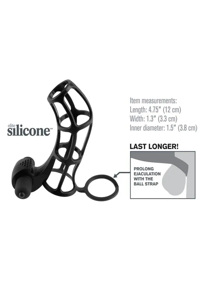 Male Sex Toys Fantasy XTensions Fantasy XTensions Silicone Deluxe Power Vibrating Cock Cage Male Sex Toys Fantasy XTensions Fantasy XTensions Silicone Deluxe Power Vibrating Cock Cage