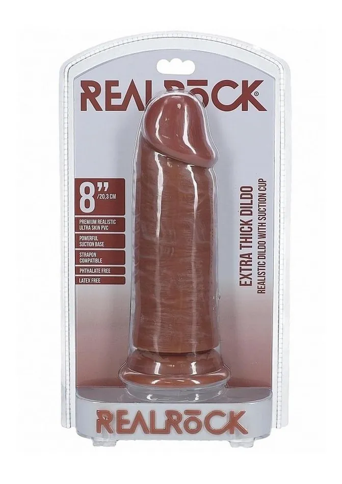 Real Rock Female Sex Toys Realrock Ultra Realistic Skin Extra Thick No Balls