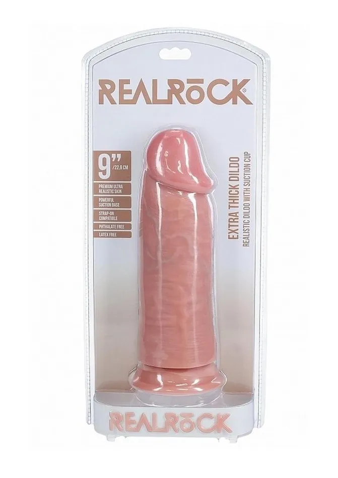 Real Rock Female Sex Toys Realrock Ultra Realistic Skin Extra Thick No Balls
