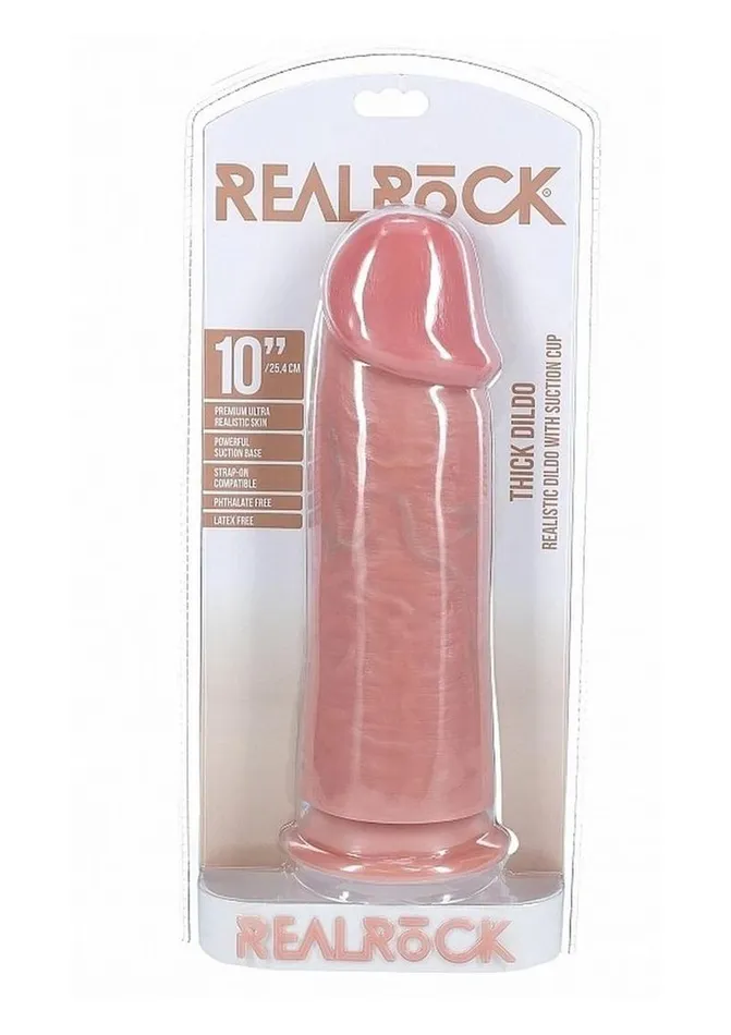 Real Rock Female Sex Toys Realrock Ultra Realistic Skin Extra Thick No Balls