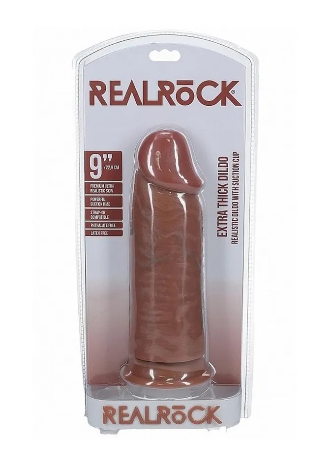 Real Rock Female Sex Toys Realrock Ultra Realistic Skin Extra Thick No Balls