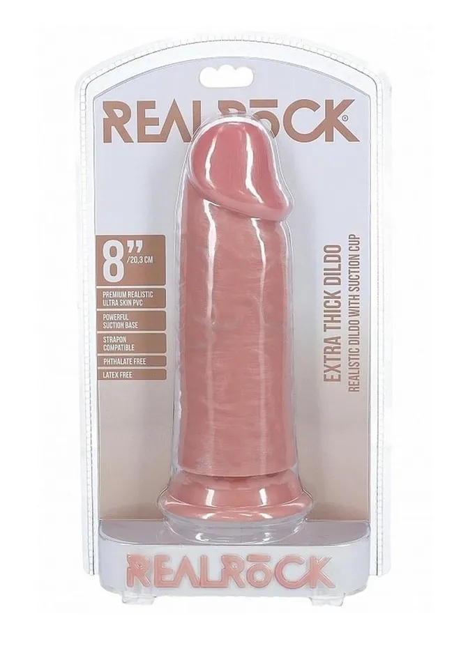 Real Rock Female Sex Toys Realrock Ultra Realistic Skin Extra Thick No Balls