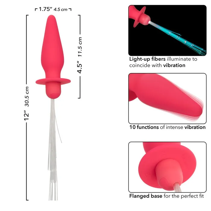 Anal CalExotics Southern Lights Vibrating Light Up Anal Probe Pink Anal CalExotics Southern Lights Vibrating Light Up Anal Probe Pink