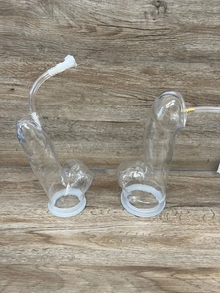 Big Ballz Penis with Balls Pump Cylinder Ballisticmetal Male Sex Toys