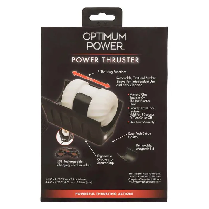 CalExotics Anal Optimum Power Power Thruster Black CalExotics Anal Optimum Power Power Thruster Black