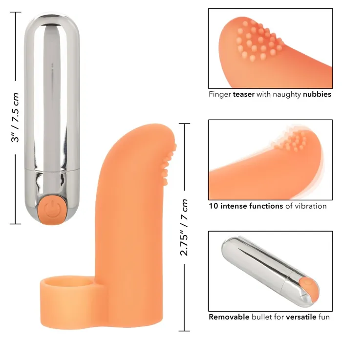 Female Sex Toys CalExotics Intimate Play Rechargeable Finger Tickler Female Sex Toys CalExotics Intimate Play Rechargeable Finger Tickler