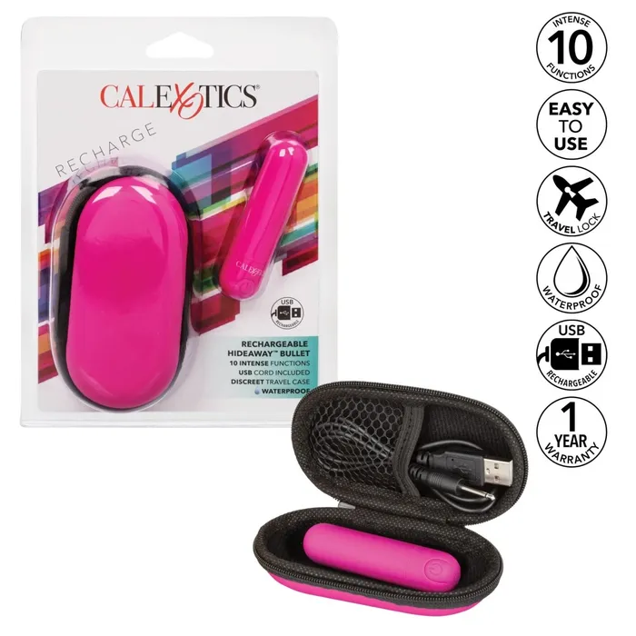 Female Sex Toys Rechargeable Hideaway Bullet CalExotics Female Sex Toys Rechargeable Hideaway Bullet CalExotics