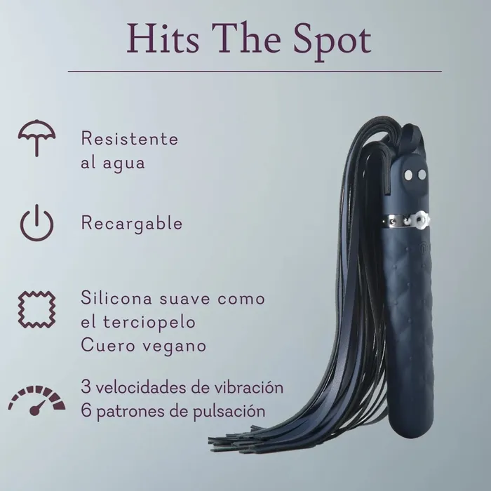 Pure Romance By Val Hits The Spot Flogger Vibrator Female Sex Toys Pure Romance By Val Hits The Spot Flogger Vibrator Female Sex Toys