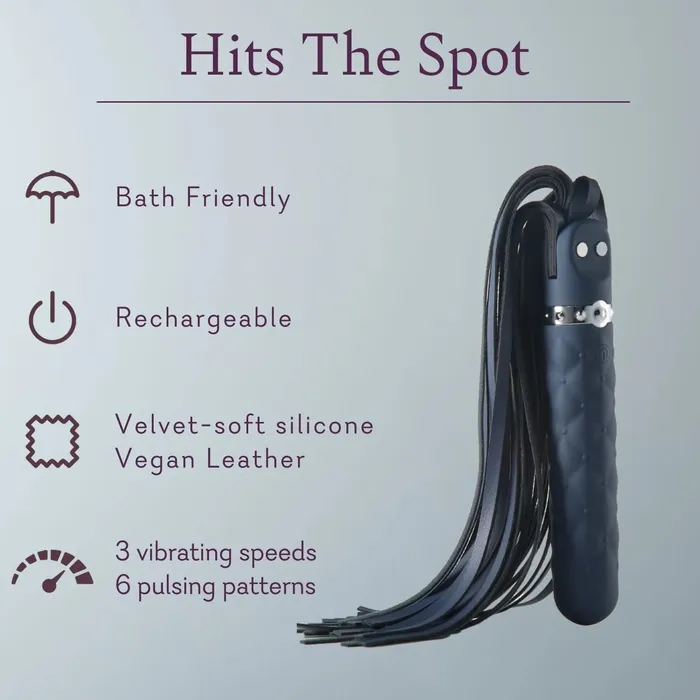 Pure Romance By Val Hits The Spot Flogger Vibrator Female Sex Toys Pure Romance By Val Hits The Spot Flogger Vibrator Female Sex Toys
