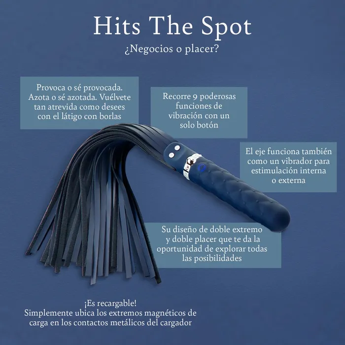 Pure Romance By Val Hits The Spot Flogger Vibrator Female Sex Toys Pure Romance By Val Hits The Spot Flogger Vibrator Female Sex Toys