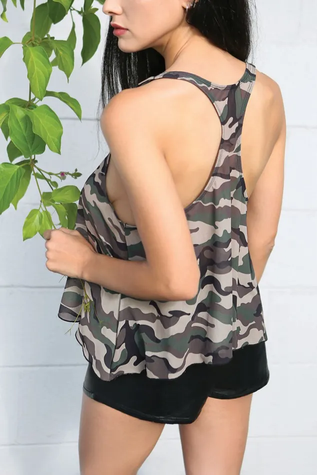 Vibrators Holiday Blowout Sale Savage Af Swing Top Forest Camo 