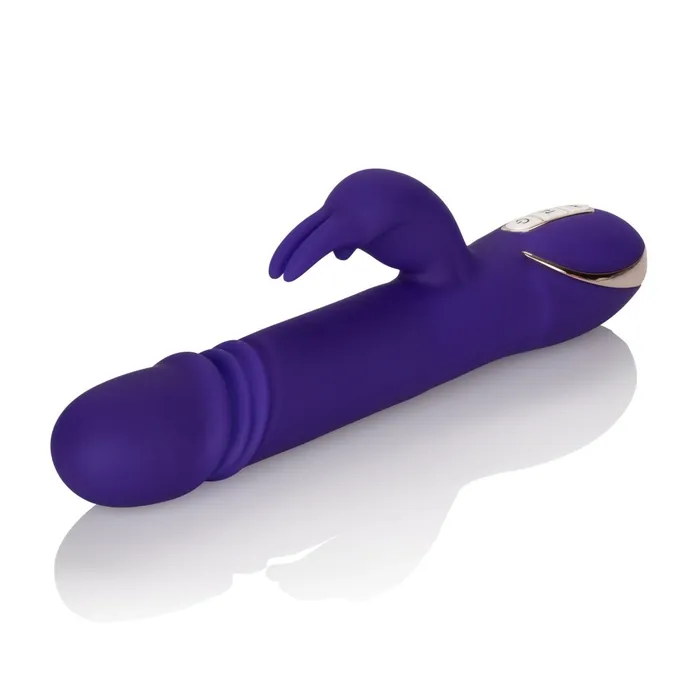 Vibrators Premium Jack Rabbit Silicone Thrusting Rabbit CalExotics Vibrators Premium Jack Rabbit Silicone Thrusting Rabbit CalExotics