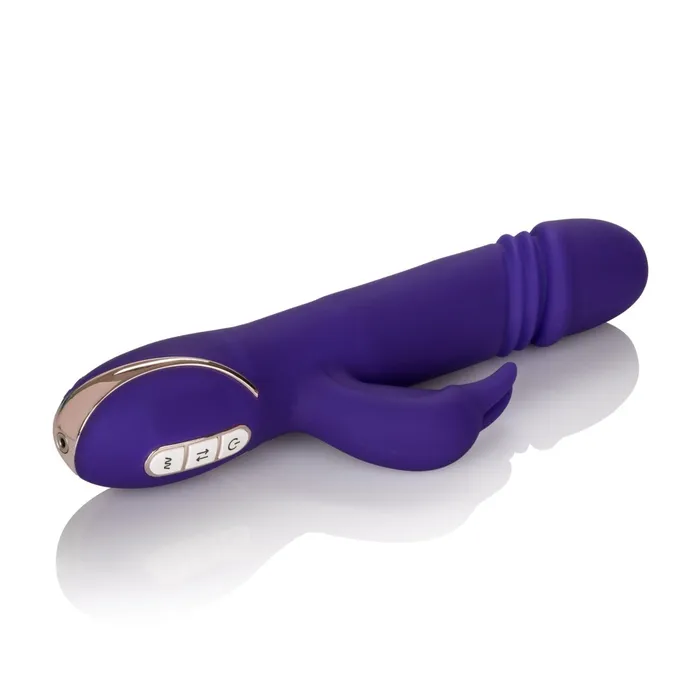 Vibrators Premium Jack Rabbit Silicone Thrusting Rabbit CalExotics Vibrators Premium Jack Rabbit Silicone Thrusting Rabbit CalExotics