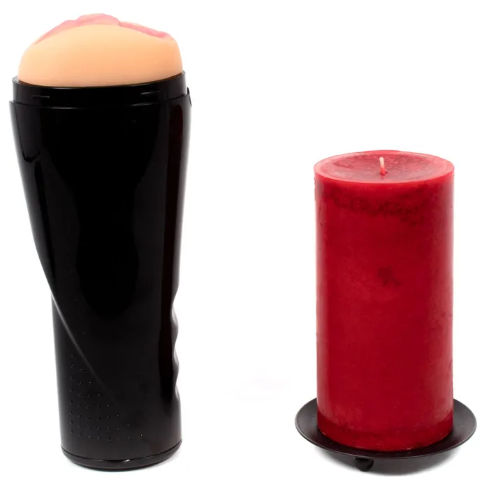 Cyberskin Celebrity Farrahs 6 Function Deluxe Vibrating Realistic Vagina Stroker Topco Male Sex Toys