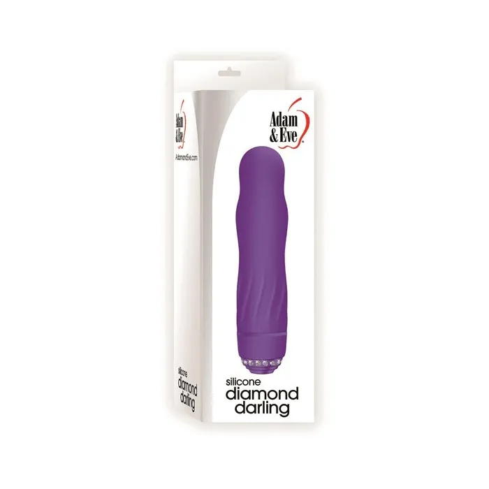 Evolved Novelties Female Sex Toys Eves Silicone Diamond Darling Waterproof MultiSpeed Silicone VIbrator