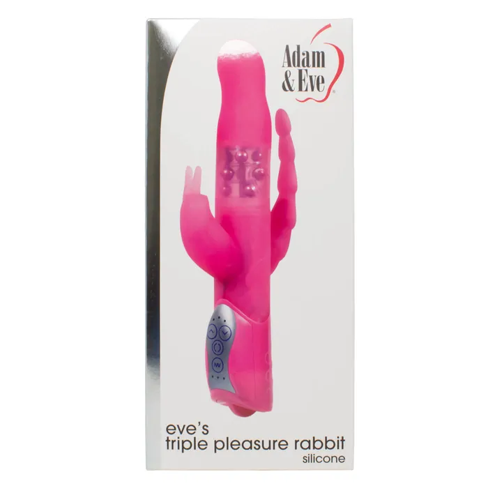 Evolved Novelties Vibrators Eves Triple Pleasure Silicone Rabbit Vibe