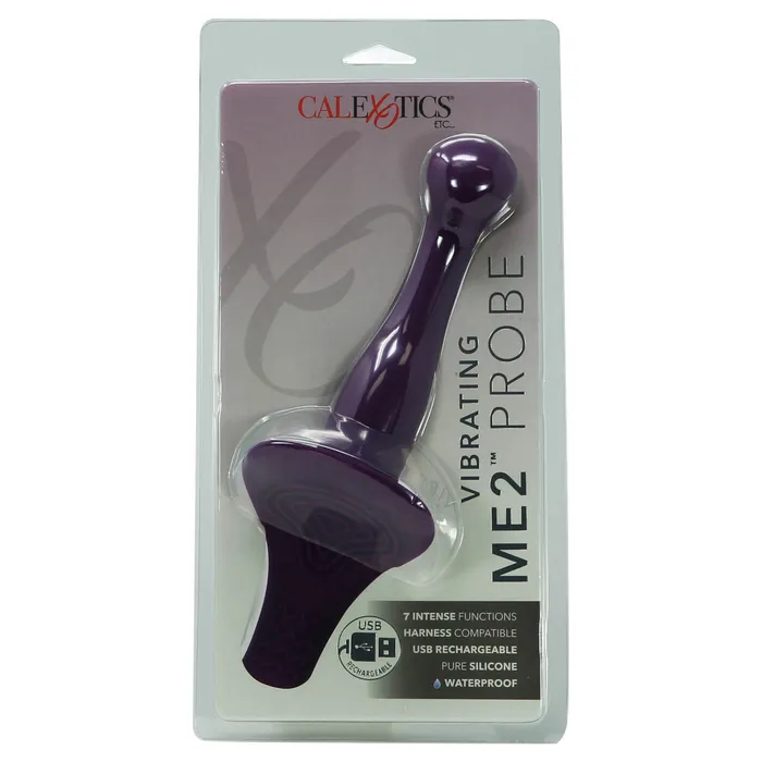 Female Sex Toys California Exotics Vibrating Me2 Probe 7 Functions USB Rechargeable Waterproof Vibrating Strap On