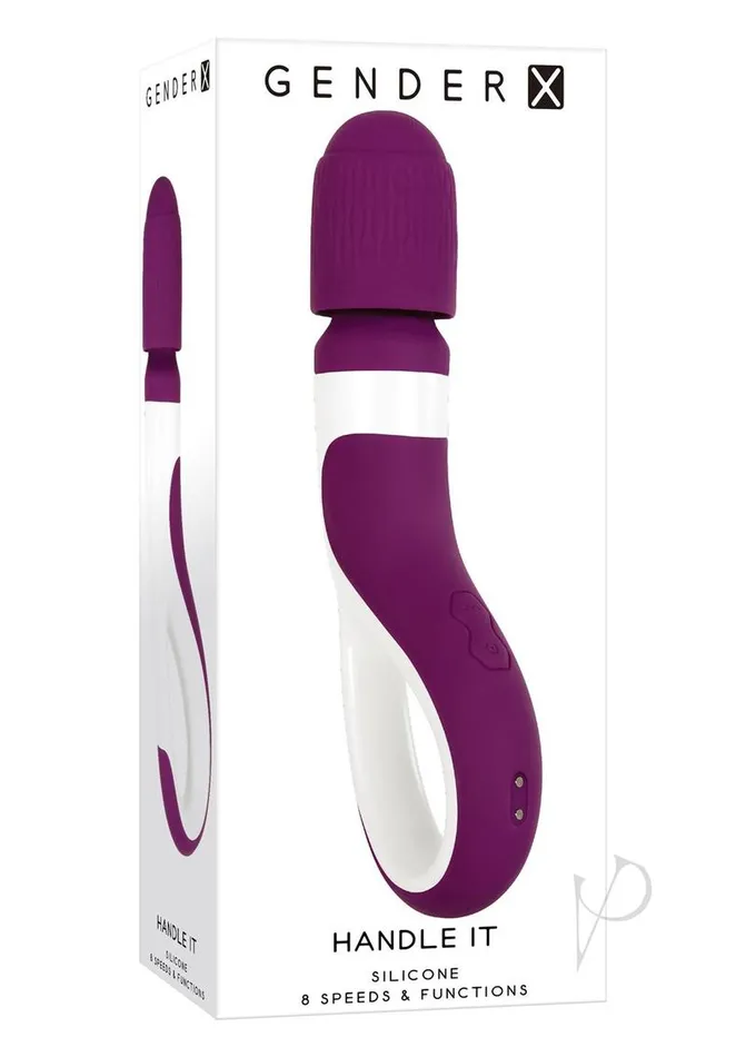 Gx Handle It Purplewhite Gender X Vibrators