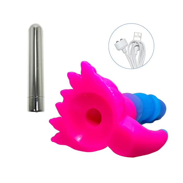 HOTT PRODUCTS UNLIMITED Vibrators 6 DICKY RAPTOR VIBRATING DILDO