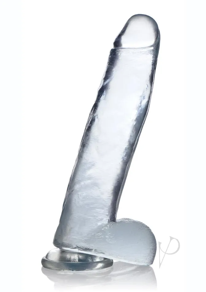 Jock C Thru Dong Wballs 11 Clear Jock Dildos
