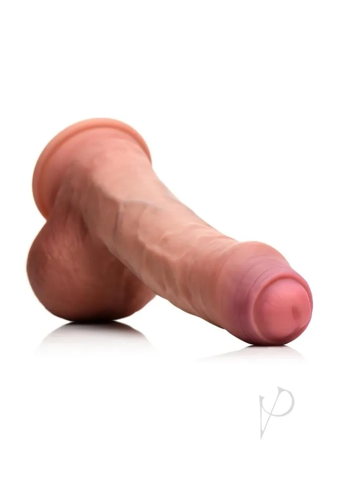Jock Dildos Jock Dual Dense Uncut Dildo 87 Tan