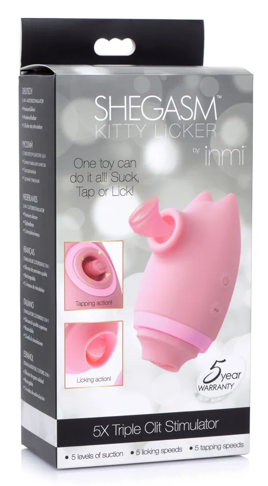 Kitty Licker 5x 3 In 1 Clit Stimulator XR Brands Female Sex Toys